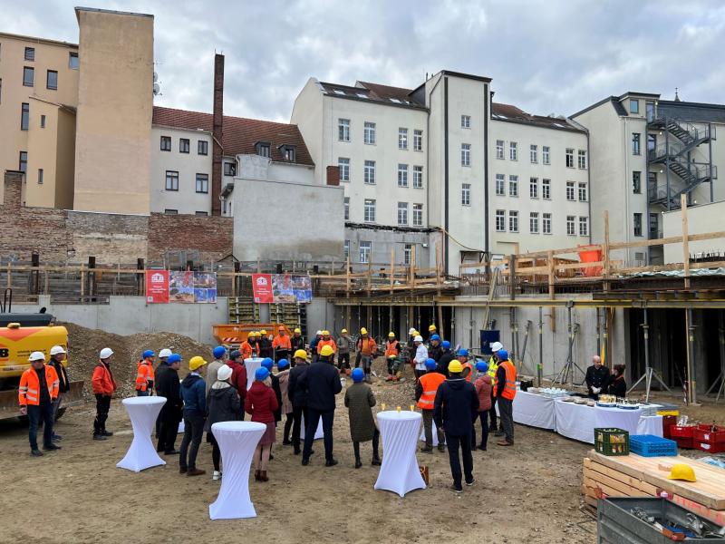 Grundsteinlegung  für den Erweiterungsbau des Landratsamts Görlitz