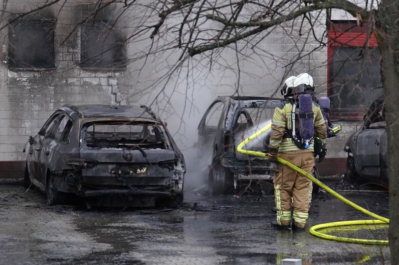 Elektrofahrzeug brannte auf Firmengelände