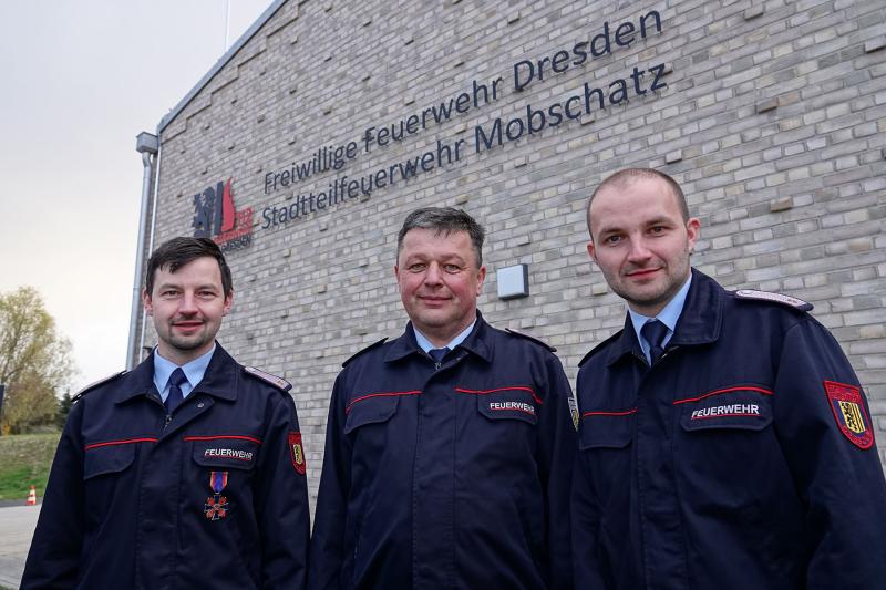 Einweihung des neuen Feuerwehrhauses der Stadtteilfeuerwehr Mobschatz
