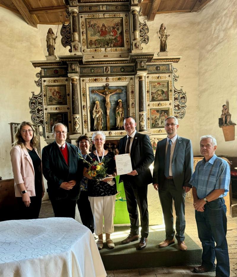 Ehrenamt des Monats September 2024: Sigrid Roeser - Eine Säule der Kirchengemeinde Lauta-Dorf