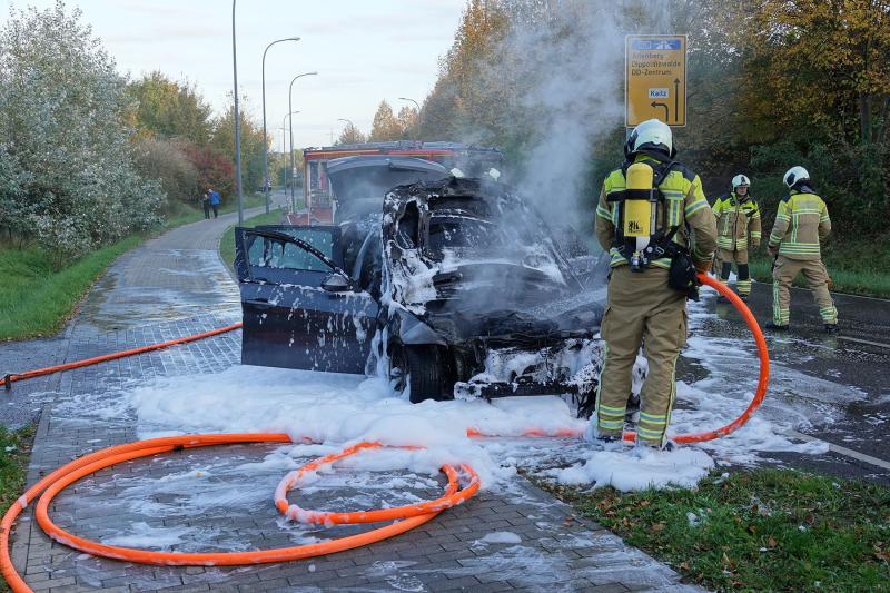 PKW brannte während der Fahrt